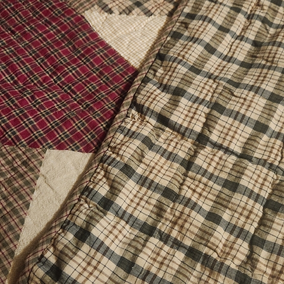 King Size Farmhouse Quilt, Lang General Store Cider Spice - Picture 4 of 5